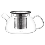Чайник заварочный с фильтром и силиконовой крышкой, 800 мл