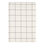 Скатерть из хлопка белого цвета в клетку из коллекции Essential, 170х170 см