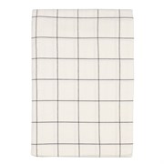 Скатерть из хлопка белого цвета в клетку из коллекции Essential, 170х250 см