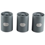 Набор банок для хранения Zinco, 1,2 л, серые, 3 шт.