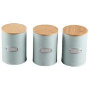 Набор банок для хранения Irmel, 1,2 л, голубые, 3 шт.