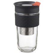 Кружка с ситечком Jaunt, 540 мл, черная