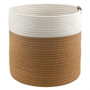 Корзина для хранения Ciary, D30х30 см, бежевая/горчичная