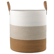 Корзина для хранения Moen D45х50 см, бежевая/горчичная