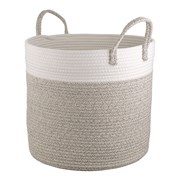 Корзина для хранения Iben, D40х36 см, кремовая/светло-бежевая