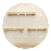 Полка настенная круглая Shely, D50 см, белая