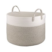 Корзина для хранения Ulrik, D45х30 см, кремовая/светло-бежевая