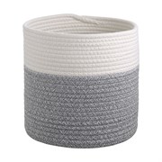 Кашпо Nygard, D25х24 см, кремовое/светло-серое