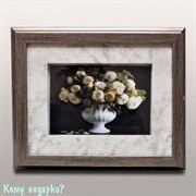 Ключница настенная "Белые розы", 28.5x23.5 см