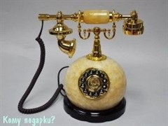 Телефон кнопочный "Нардин", оникс