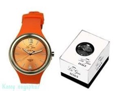 Часы наручные La Geer, d=4 см, оранжевые