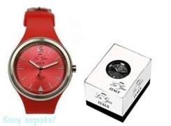 Часы наручные La Geer, d=4 см, красные