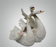 Статуэтка "Пара лебедей", 27 см