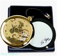 Зеркальце со стразами LA GEER "Козерог", d=6 см