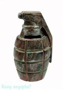 Копилка "Граната", 9х10х17 см