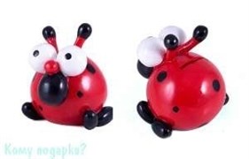 Копилка "Божья коровка", 12х11х14 см