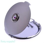 Зеркало компактное с кристаллами "Silver", 3-кратное увеличение
