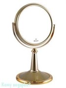 Зеркало настольное "Gold", двухстороннее, 15 см.