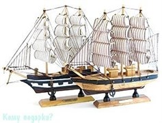 Модель парусника, 23х23 см, 2 вида