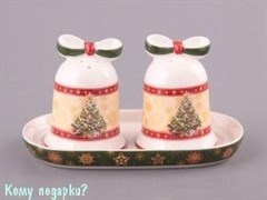 Набор для специй "Christmas collection" 3 пр. 15,5*9,5 см H=8 см