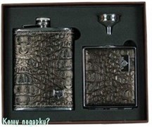 Подарочный набор VIRON, коричневый кроко