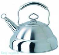 Чайник с металлической ручкой и свистком, Regent Inox, 93-2505