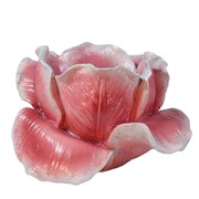 Подсвечник Тюльпан цвет: розовый L11W11H7 см