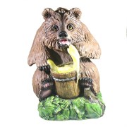 Фигура декоративная Медведь с медом большой L35W37H45см
