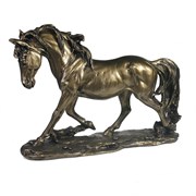 Изделие декоративное Лошадь цвет: темное золото L32W9H22см
