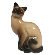 Фигура декоративная Кошка сиамская L13W8H19см