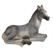 Фигура декоративная Лошадь серая L14W8.5H10см