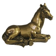 Фигура декоративная Лошадь цвет: золото L14W8.5H10см