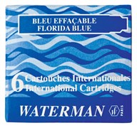 Черные чернильные картриджи Интернешнл. 6шт/уп Ватерман (Waterman) S0110940