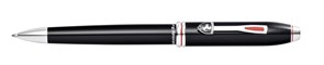 Шариковая ручка Кросс (Cross) Townsend Ferrari Glossy Black Lacquer / Rhodium