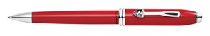 Шариковая ручка Кросс (Cross) Townsend Ferrari Glossy Rosso Corsa Red Lacquer / Rhodium