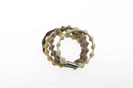 Резинки для волос цветные рифленые, midi (8 шт) Деваль Бьюти (Dewal Beauty) DBR12