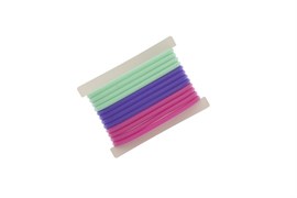 Резинки для волос силиконовые (12 шт) Деваль Бьюти (Dewal Beauty) DBR21