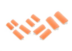 Бигуди поролоновые оранжевые d 22 мм x 70 мм (10 шт) Деваль Бьюти (Dewal Beauty) DBP22