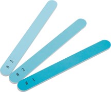 Набор полировочный (3 пилки, 180/320/3000 гр) 17,5 см Деваль Бьюти (Dewal Beauty) PL-03