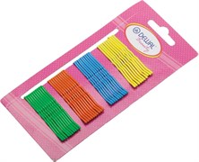 Невидимки цветные 50 мм (40 шт) цветные Деваль Бьюти (Dewal Beauty) N-40MIX COLOR