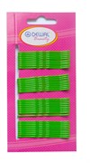 Невидимки зеленые 50 мм (40 шт) волна Деваль Бьюти (Dewal Beauty) N-40GREEN
