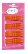 Невидимки оранжевые 50 мм (40 шт) волна Деваль Бьюти (Dewal Beauty) N-40ORANG