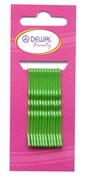 Невидимки зеленые 50 мм (12 шт) волна Деваль Бьюти (Dewal Beauty) N-12GREEN