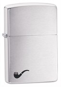 Зажигалка для трубки Zippo Brushed Chrome 200PL