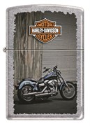 Широкая зажигалка Zippo HARLEY BIKES 207
