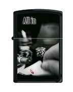 Широкая зажигалка Zippo 218 ALL IN ALL