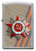 Зажигалка Zippo George День победы с покрытием Street Chrome 207 ST Ggeorge