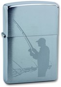 Широкая зажигалка Zippo Fisherman 200