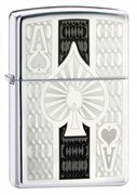 Широкая зажигалка Zippo Zippo Ace 24196