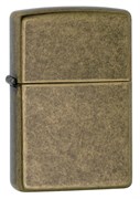 Широкая зажигалка Zippo Classic Antique Brass 201FB